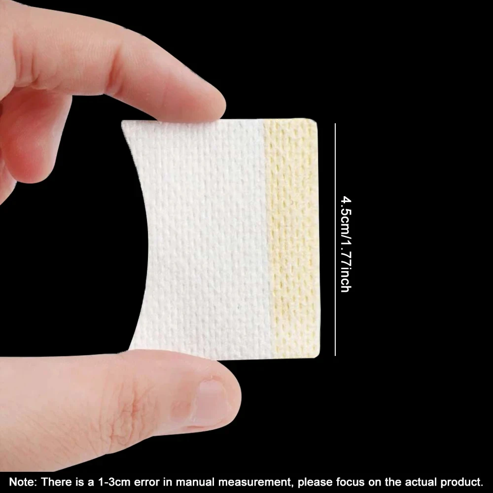 Picture 4: 100/300pcs Cotton Disposable Lash Patch Stickers Removing Eyelashes Eye Pads Patch For Eyelash Extension Makeup Application