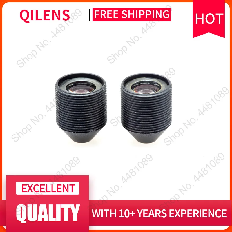 QILENS CCTV Lens M7 10mm for Security 720P 1080P HD Mini Camera Pin hole Lens