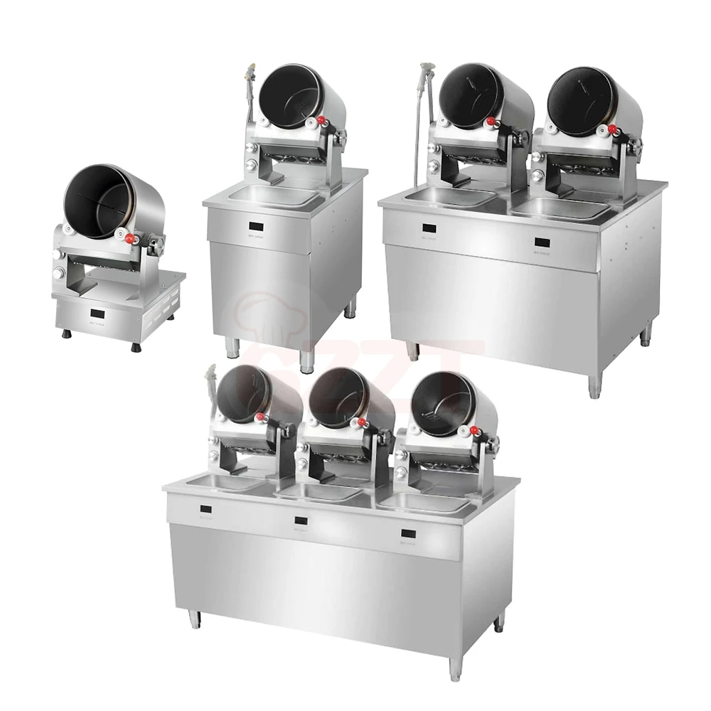 

1/2/3 Pots Hotel Restaurant Kitchen Commercial Food Cooking Machine Automatic Intelligent Cooking Robot Fried Rice Machine