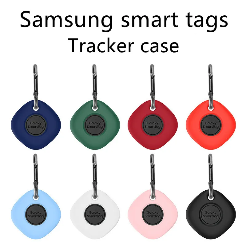 Custodia protettiva Anti-smarrimento in Silicone per Samsung Galaxy SmartTag custodia protettiva per Samsung Galaxy SmartTag custodie con portachiavi