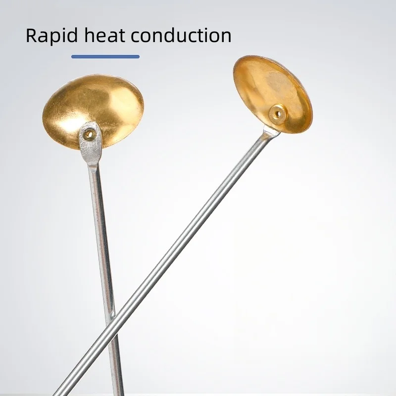 Rapid-Boil Laboratory Burning Spoon – High-Efficiency Copper Combustion System with Extended Stainless Handle JVLAB