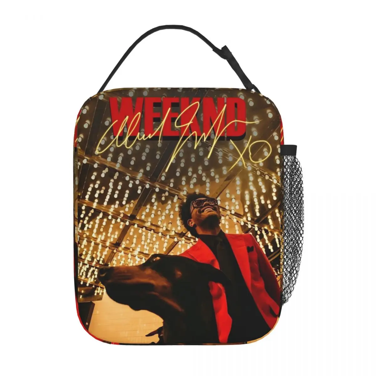 The Weeknd-Starboy Música Isolado Lunch Bag, Recipiente de Alimento, Sacos, Portátil, Refrigerador Térmico, Caixas para Viagem