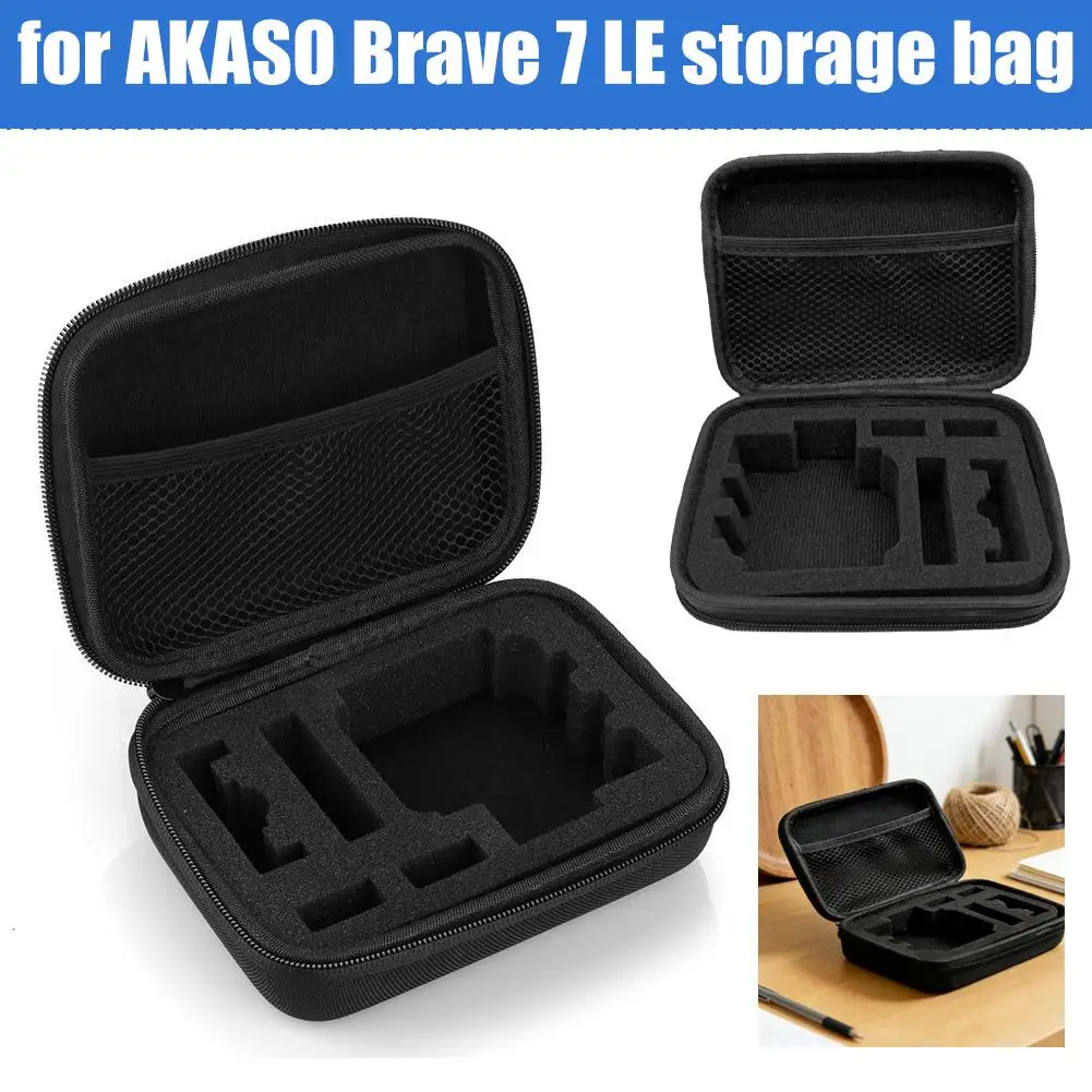For AKASO Brave 7 LE Portable Carrying Case Action Camera Mini EVA Action Camera Case Accessory