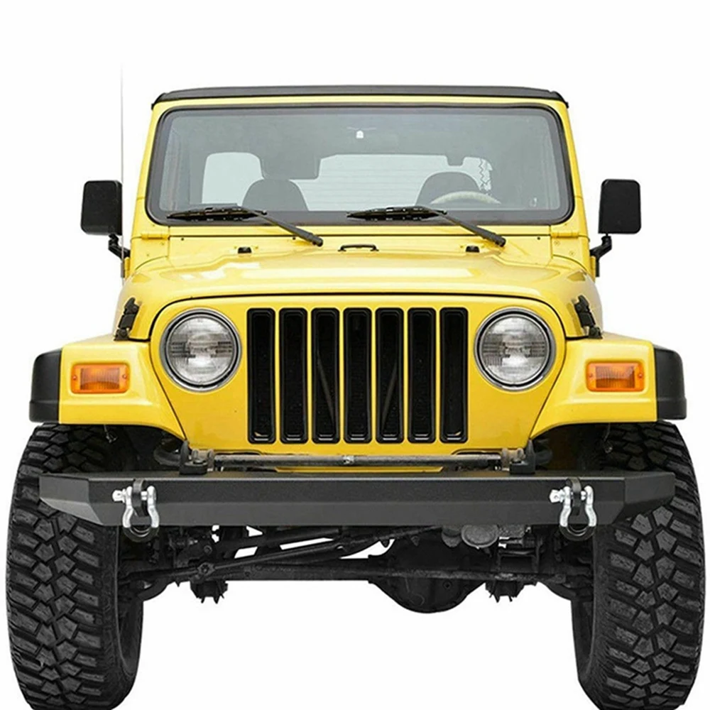 フロントグリルインサート,トリムキット,ジープラングラーtj用アクセサリー1997 1998 1999 2000 2001 2002 2003 2004 2005 2006