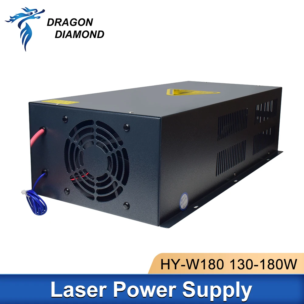 Original 150-180W Co2 Laser Power Supply AC90-250V HY-W180 for CO2 Laser Engraving Cutting Machine For 150-180W Laser Tube