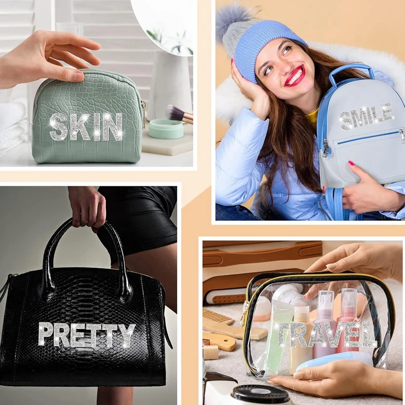 

Набор из 52 блестящих стразовых наклеек с буквами алфавита, 2,4 дюйма, из смолы, с клеевой основой, для приклеивания, набор A-Z