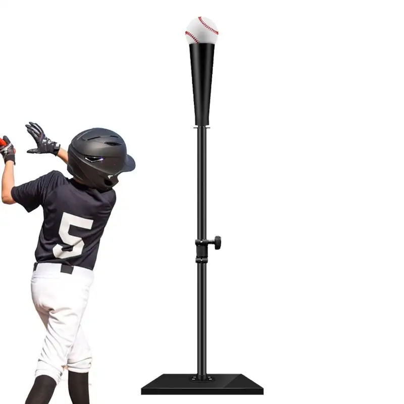 Baseball Batting Tee Stand Heavy Duty Baseball Softball Batting Tees Portable Adjustable Stand Base Tees for Hitting Training