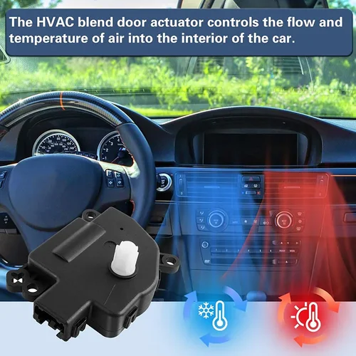 Imagen 2 del producto Actuador de puerta de aire de mezcla de calentador HVAC de coche 604-029, 68018109 AA para Jeep Patriot/brújula 2010 2011 2012 2013 2014 2015 2016 2017