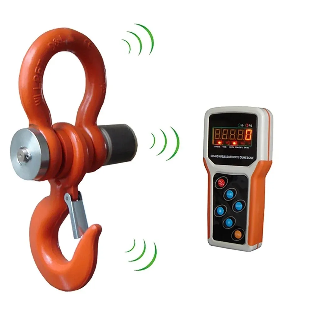 5T Long Distance Rainproof Industrial Crane Weighing Scale Wireless Hanging Scale With LED Indicator
