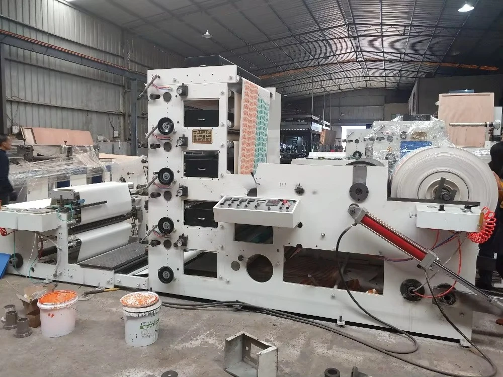 Flexo Plastic Film Bag Printing Machine New For Gift Box Paper Bag Printing Paper Printer Tube Printer view 5