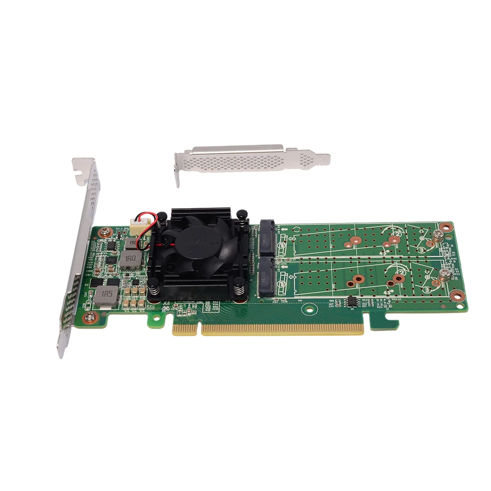 Speedier  PCIe 3.0 X16 To 4 Port Quad 4X M.2 NVMe SSD Switch  Card Adapter Expansion128Gb/s Support 2242, 2260,2280mm