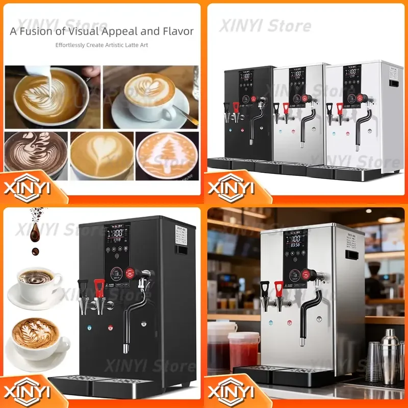 for Commercial Electric Boiling Water Machine 20L Hot Cold Steamer Milk Bubble Tea Maker for Bubble Tea Shop Coffee Bar