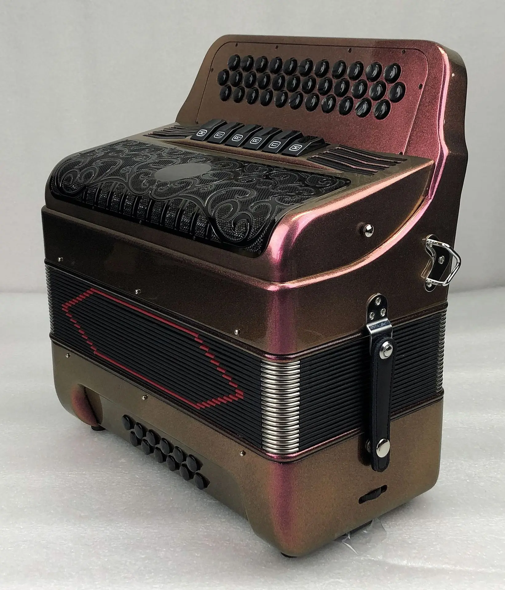 6 Transducer full scale paint gradient Accordion 34 key 12 bass export type