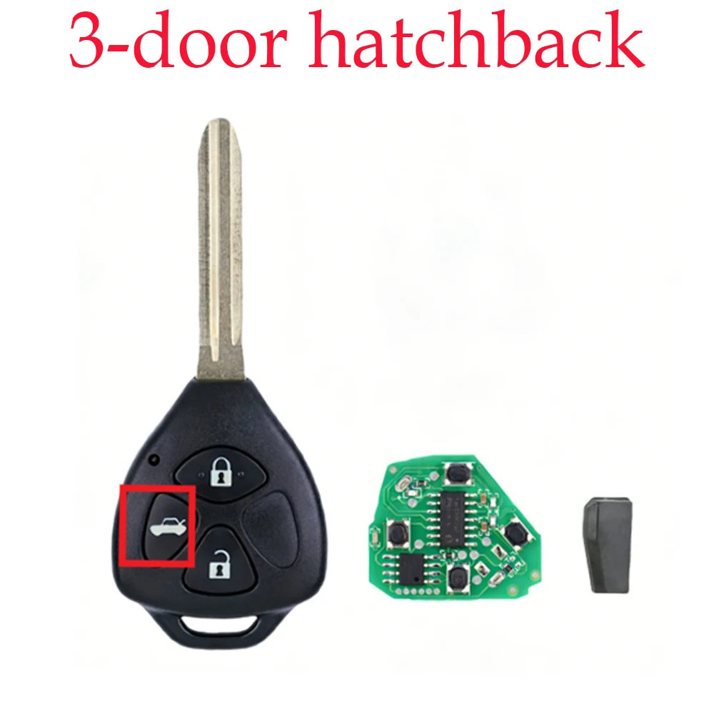 for Toyota B41TA Compatible with for Toyota for Corolla for Camry for Vios Car Keys 434 MHz Remote Control with 4D67/G Chip