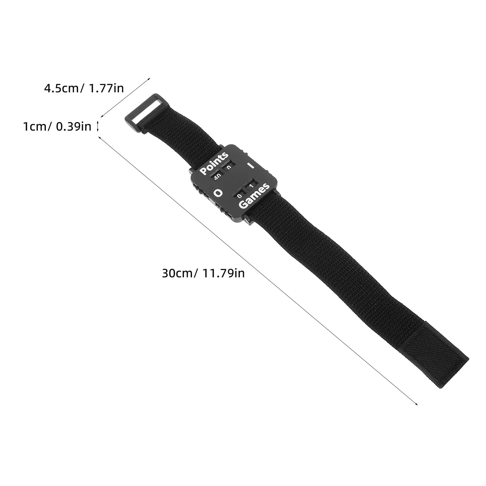 2Pcs Portable Wrist Scorekeeper Tennis Cricket Adjustable Elastic Band Mechanical Dial Score Counter Practice Game Training