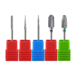 Tungsten Steel Milling Cutters For Manicure Nail Drill Bits Electric Equipment Tools Removing Nail Edge Dead Skin