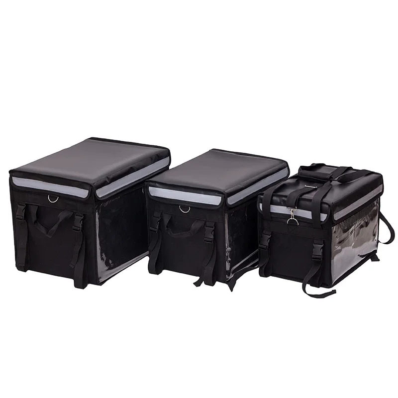 22L/32L/48L/62L MOTO Rear Rack Takeaway Box Outdoor Picnic Basket Refrigerated Insulated Bag Portable Pizza Delivery Box