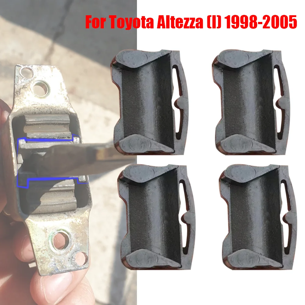 4Pcs NEW Car Door Check Strap Repair Kit Stopper Damping Clip For Toyota Altezza (I) 1998 1999 2000 2001 2002 2003 2004 2005