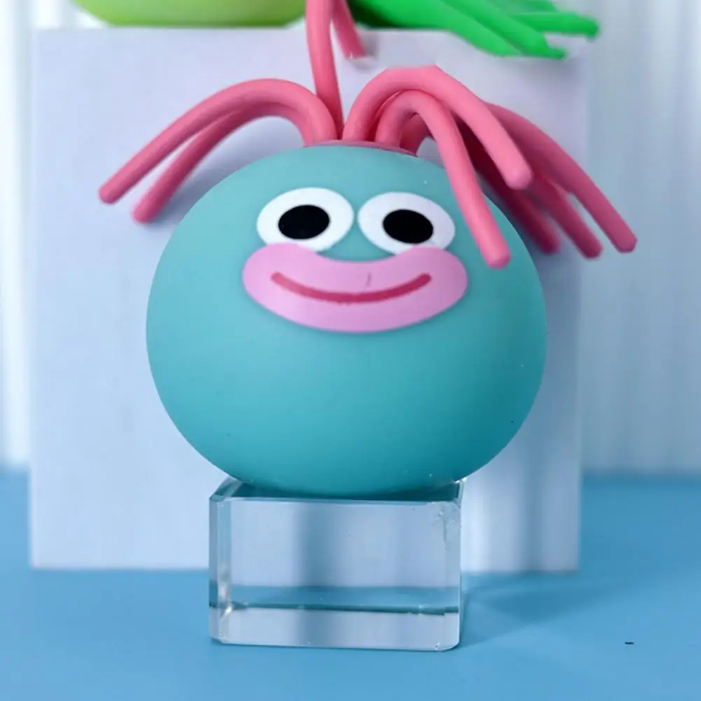 Haare Zupfen Squeeze Ball Zappeln Spielzeug für Kinder Erwachsene Haar Ziehen Cartoon Stress Ball für Angst Relief Tragbare für Stress