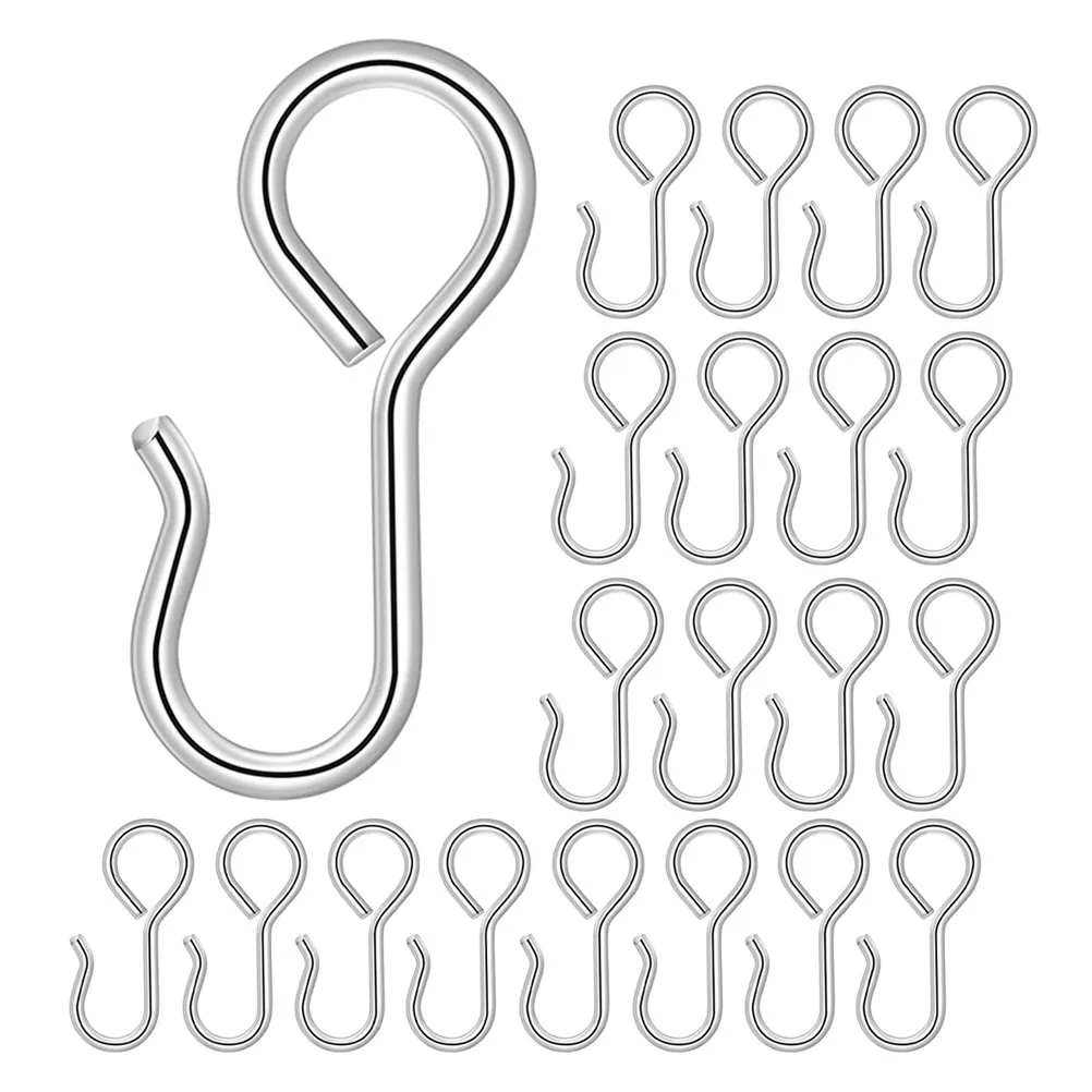 

60Pcs Heavy-Duty Iron S-Hooks Car Seat Covers Hooks Easy Removal Seat Cushion Fixing Tool Versatile for Private Business