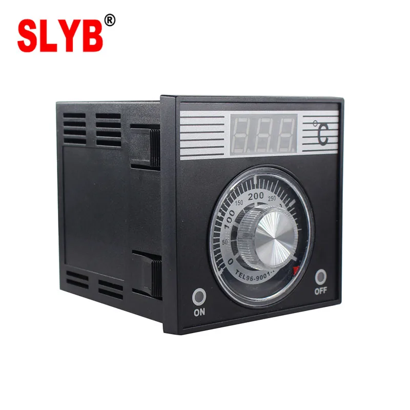 Factory Direct Sale AC 220V AC380V 96*96 K Input Relay Output Digital Industrial Knob Oven Temperature Controller TEL96-9001K