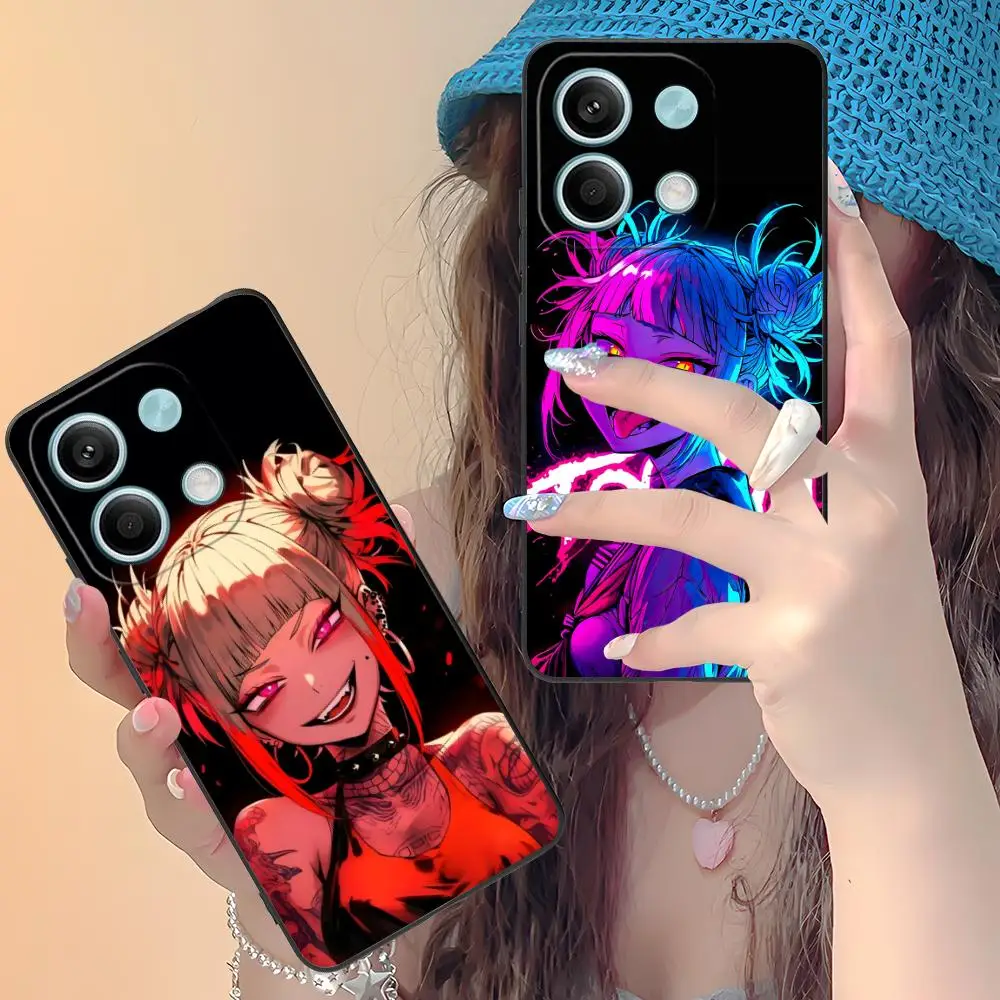 

My Hero Academia Himiko Toga Phone Case for Xiaomi Redmi Note 14 13 12 11 A5 3 2 1 Pro Plus 4G 5G Colour Printing Protective