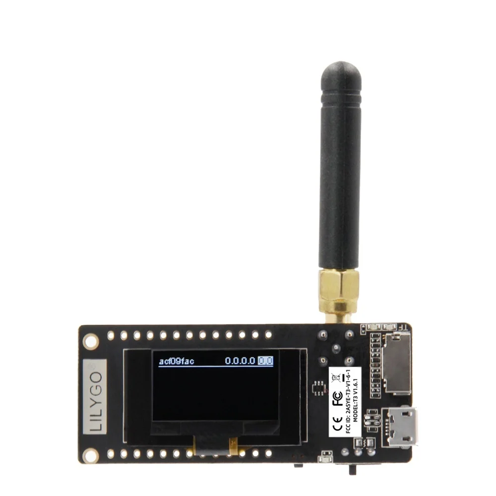 LILYGO TTGO Disaster-Proof Radio LoRa V2.1_1.6.1 ESP32 Module 433/868/915Mhz 0.96 Inch OLED WIFI Communication Networking