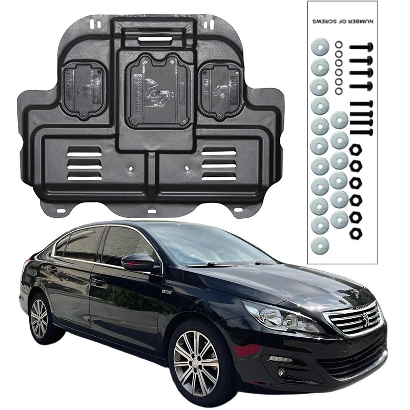 

Higher Quality Alloy Under Engine Guard Mudguard Board Splash Shield Mud Fender Plate Panel For PEUGEOT 408 2010-2013 1.6L 2.0L