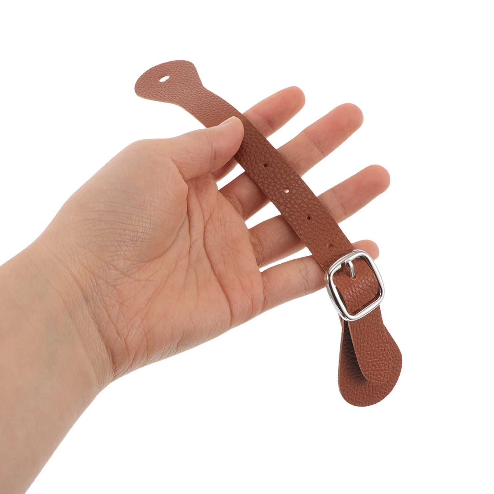 

2Pcs Adjustable Western Boot Straps Vintage Riding Belt for Thigh High Boots Fake Shoe Strap Fashionable Buckle Design