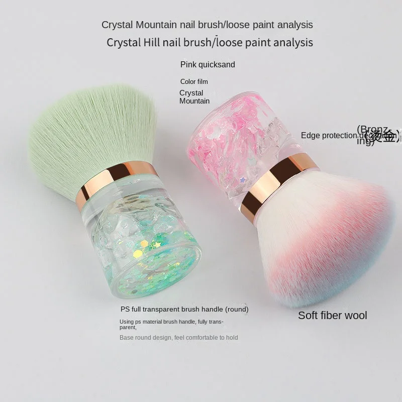 

Новая модная розовая кисть для волос и ногтей, портативная кисть для пудры, усовершенствованный инструмент для макияжа, кисть для румян.