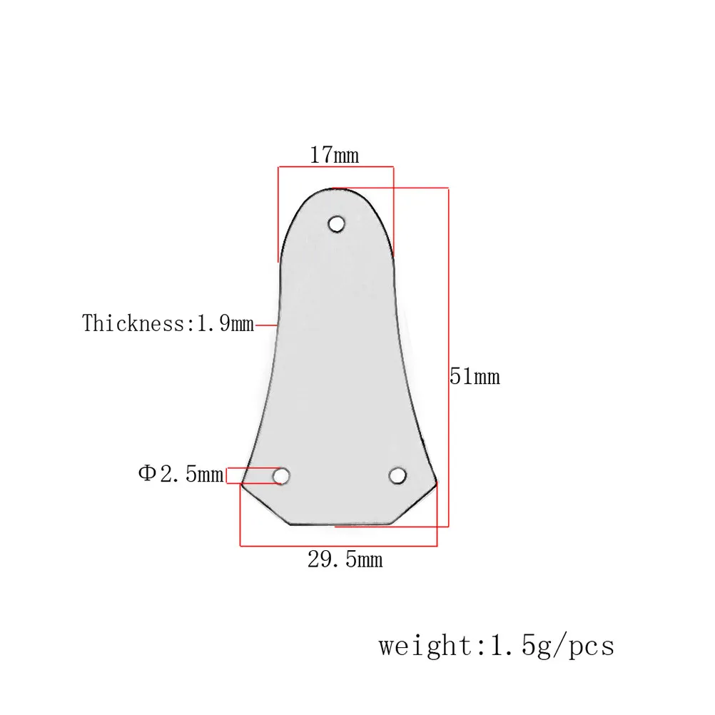 3 Holes Truss Rod Cover Rosewood Natural Fragrance Acoustic Guitar Parts Replacement 17.3mm Screw Hole Distance 40Mm Height