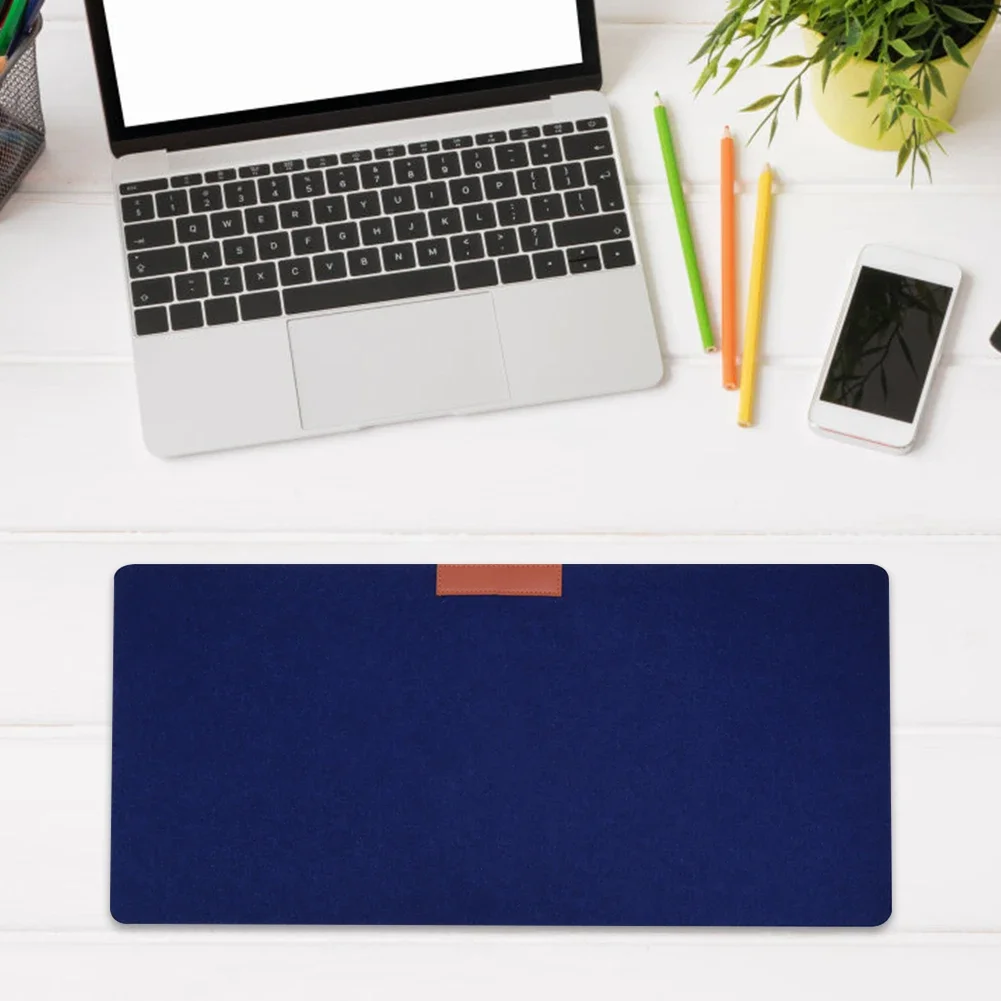 Desk Table Mouse Pad Soft Felt Gamer Mouse Pad Non-slip Desktop Keyboard Gaming Mousepad Mats for Home Office 60*30cm