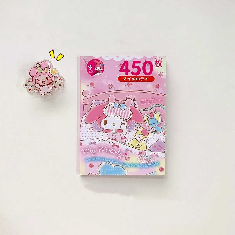 Sanrio Cartoon Material This Sticker Hand Account Cute Sticker DIY Toy Kawaii Gift Laptop Decoration Waterproof Sticker Book