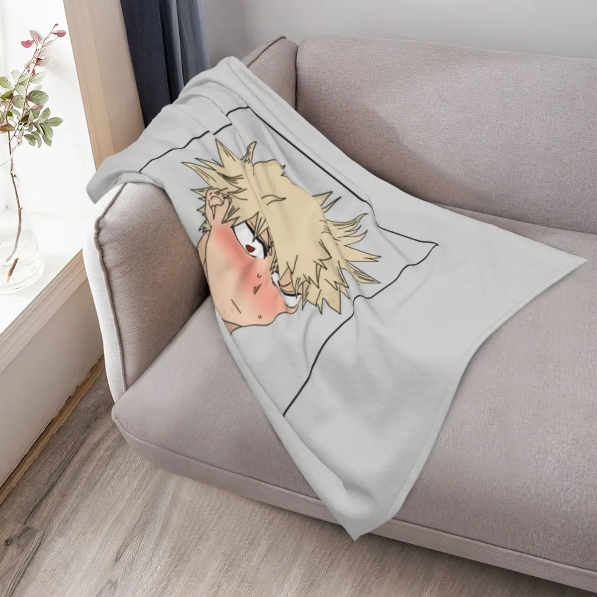 Baku-blush رمي بطانية هدية مضحكة للأريكة رقيقة أريكة لحاف أفكار هدايا عيد الحب البطانيات