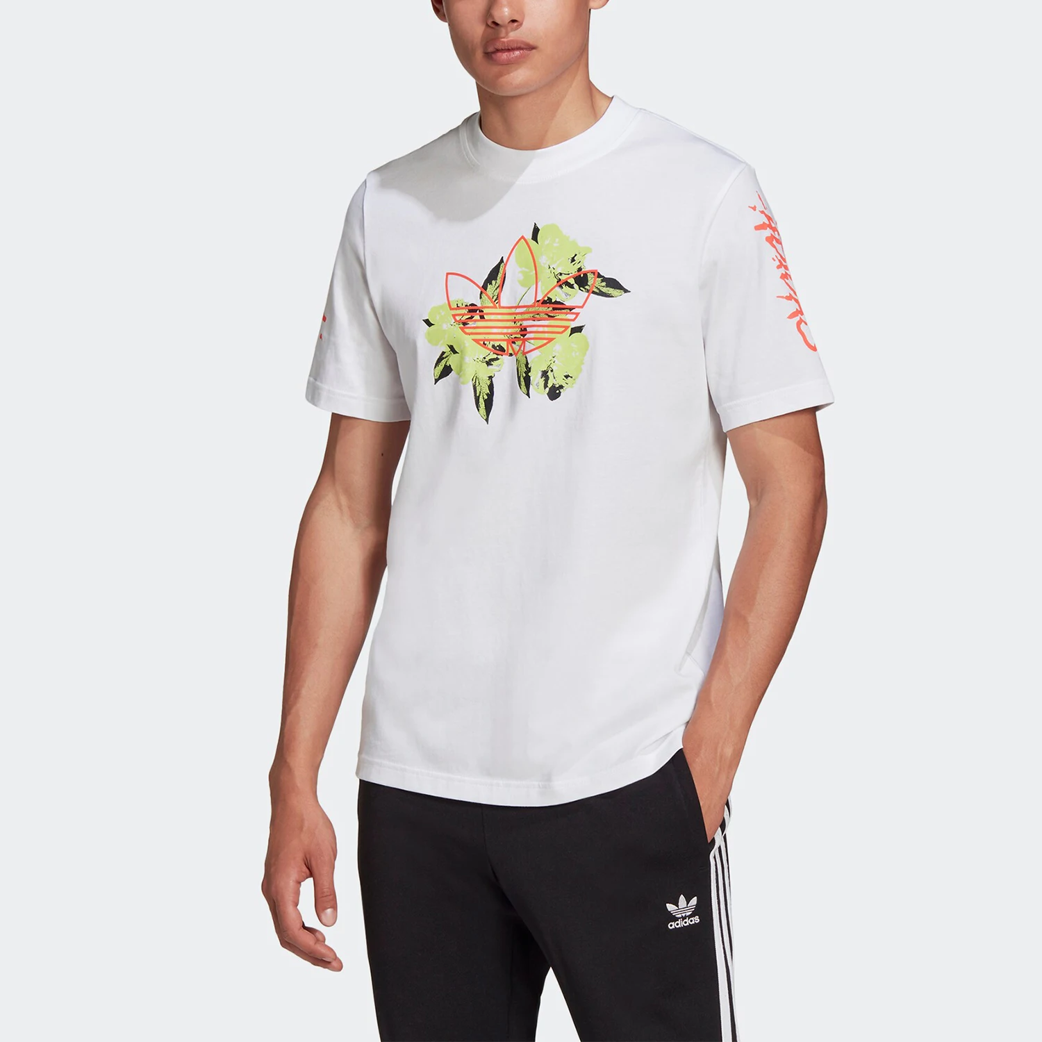 Adidas Originals Authentic Trefoil New Season Men's Casual Short Sleeve T-Shirt GJ7770