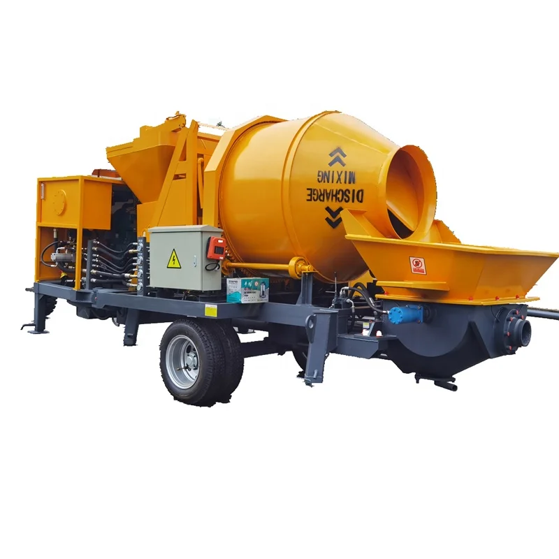 YG Concrete Pump Concrete Mixer Truck with Pump Fully Automatic Remote Control Concrete Mixer for Sale with Pump