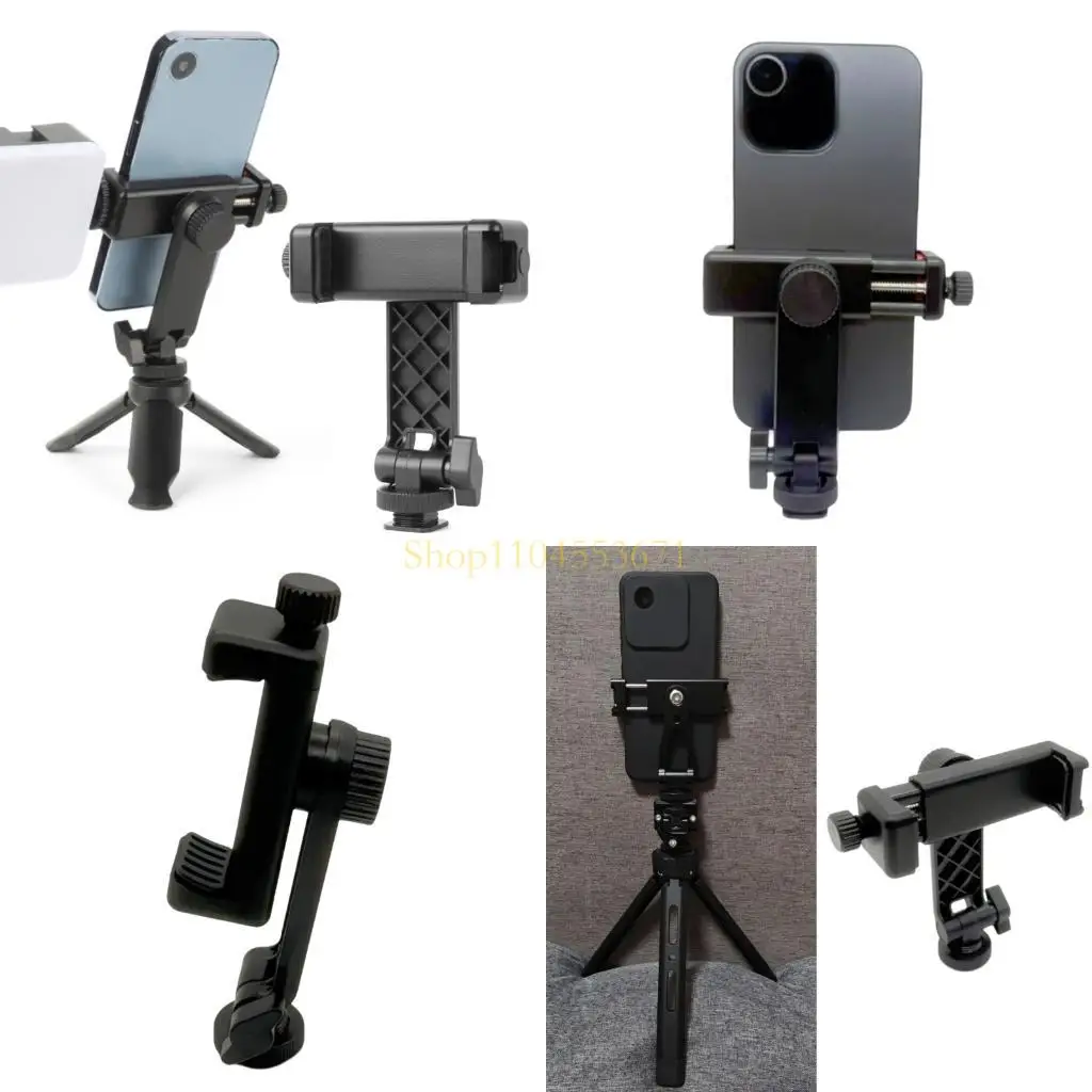 Bestseller: Sicherer, rutschfester Handyhalter inklusive Kaltschuh-Adapterclip für sichere Nutzung