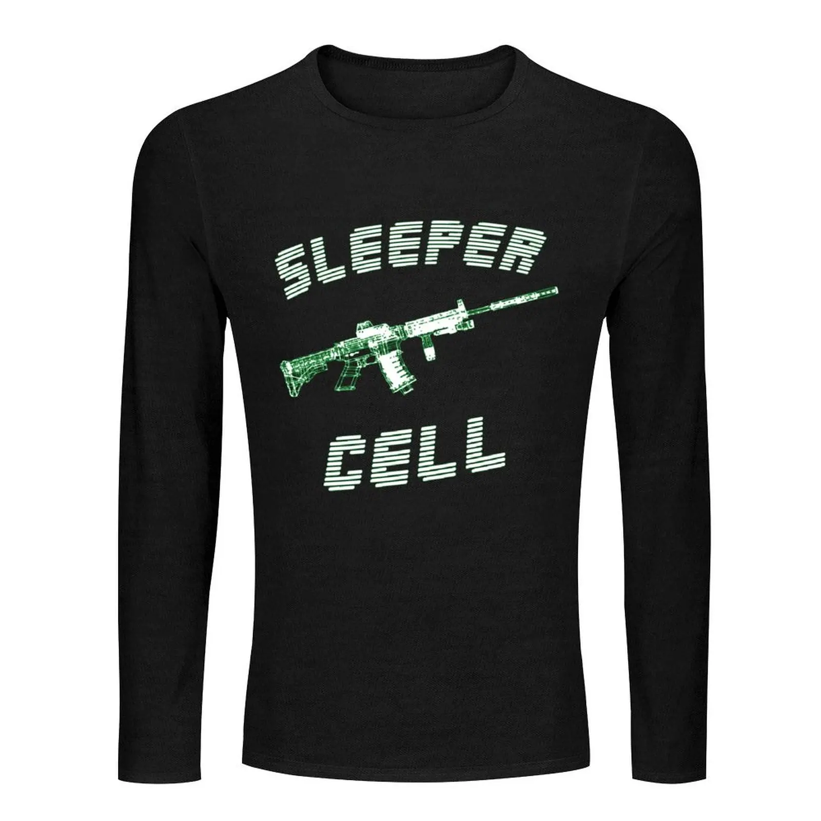 SLEEPER CELL Long T-Shirt quick drying shirt heavyweight t shirts anime Men's t-shirt