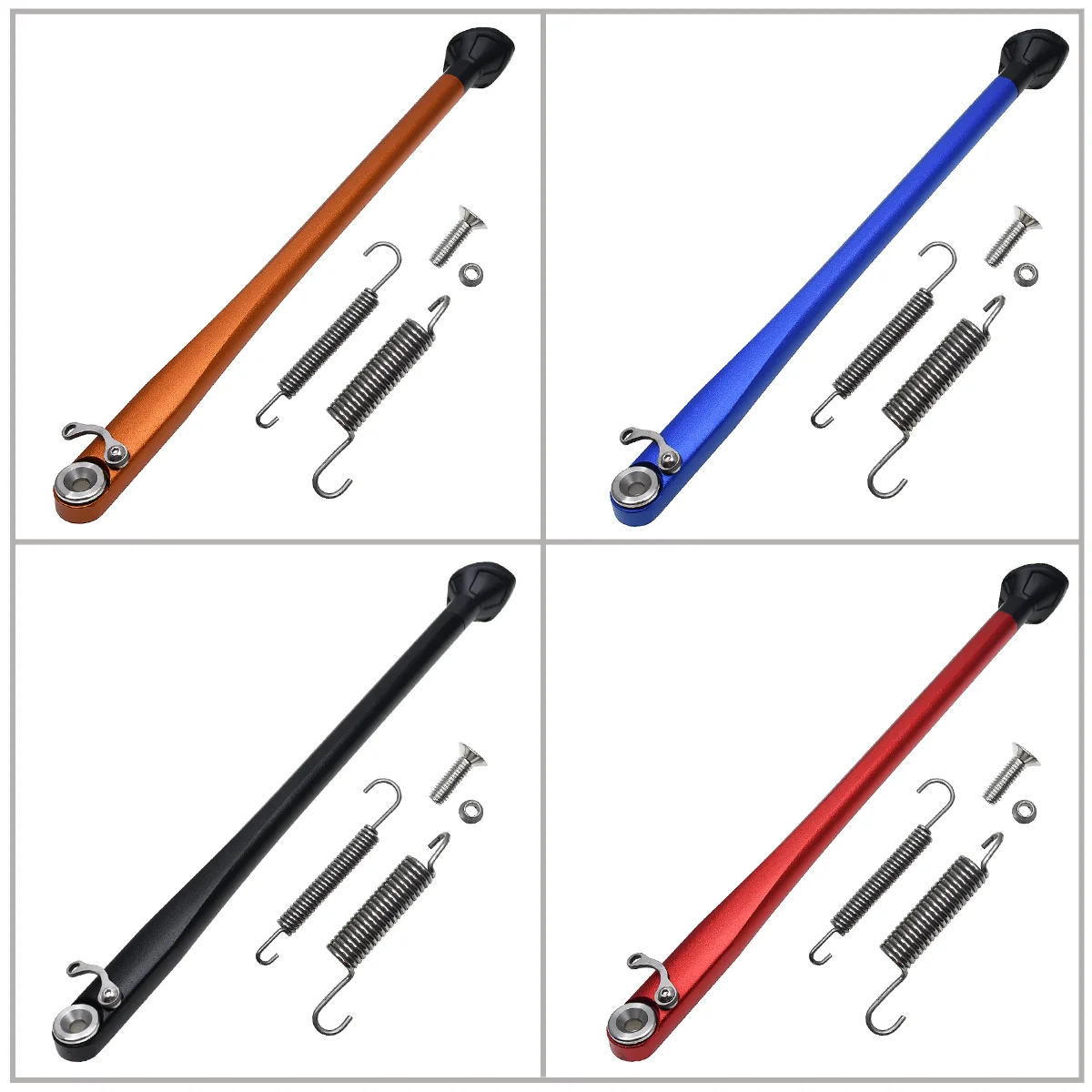 Motorcycle Parking Side Stand Kickstand With Spring Kit For KTM XC XCF EXC EXCF XCW XCFW125 250 300 350 450 500 2017-2023 MOTO