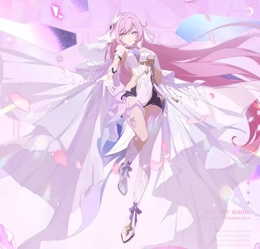 

[Подлинный] Elysia miHoYo оригинальный Honkai Impact 3RD Elysia акриловая подставка орнамент косплей Elysia настольное украшение подарки на Хэллоуин