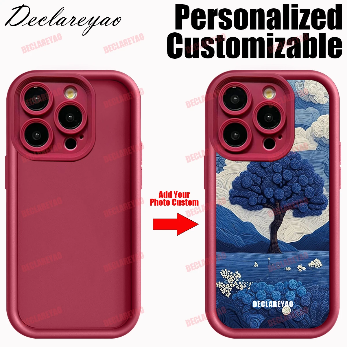 

Персонализированный чехол с изображением «сделай сам» для Realme C65 C75 C71 V5 60 Q V25 Pro N63 Narzo 5 C61 C63 13 Case Photo