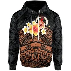 3D Epi Seal Of Vanuatu Polynesian Patterns Print Hoodies For Men Vanuatu Coat Of Arms Graphic Hooded Sweatshirts Clothes Hoodie