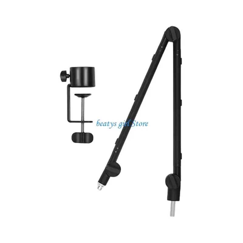 

C7AB Heavy Duty Sound Boom Arm Featuring Complete Movement And Cable Management For Podcasting Recording Studio