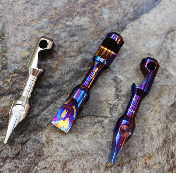 New TC4 Titanium Key Chain Pendants Bead Bottle Opener Screwdriver Multi-function Tools