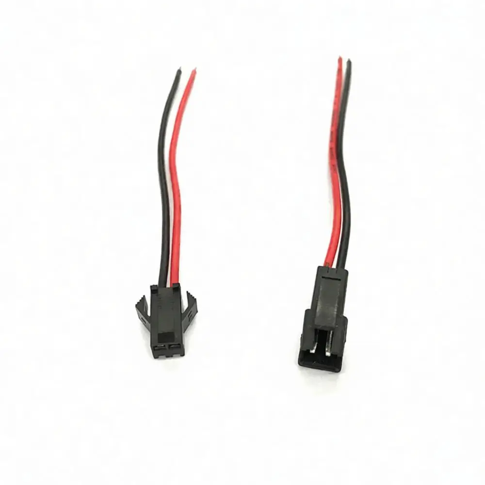 Professional SM2P Connector Cable LED Strip Light Wire 2 54mm Pitch Male Female Terminal Lighting System Component