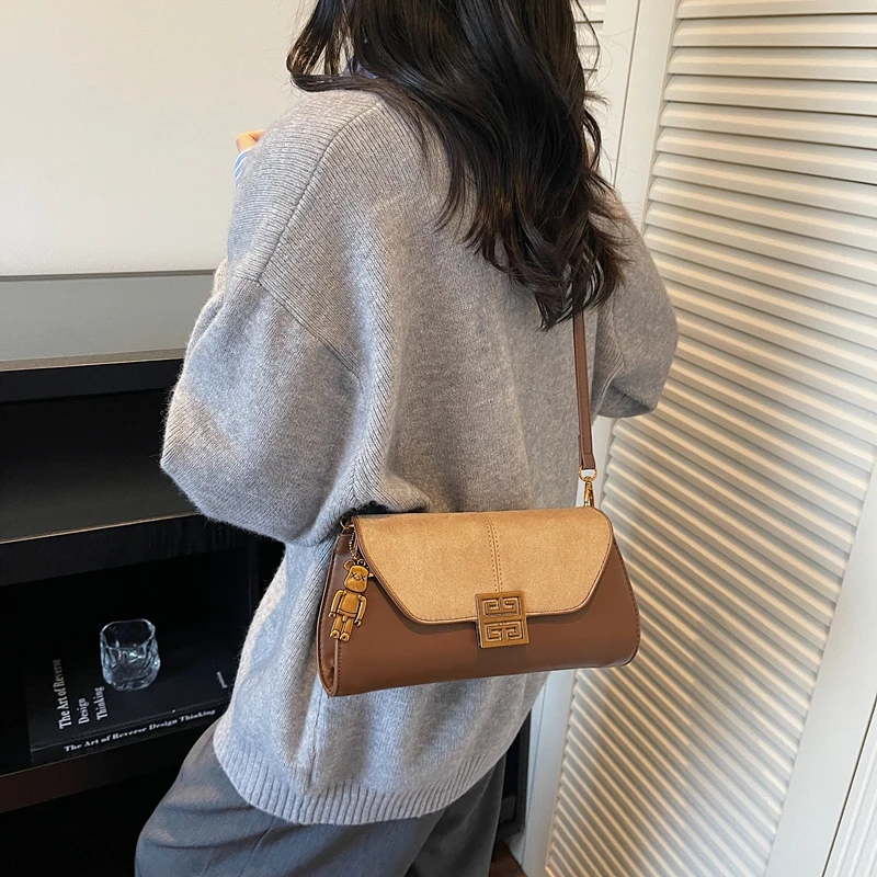 

Luxury Designer Women Handbag High End Leather Tote Elegant Crossbody Bag Vintage Shoulder Classic