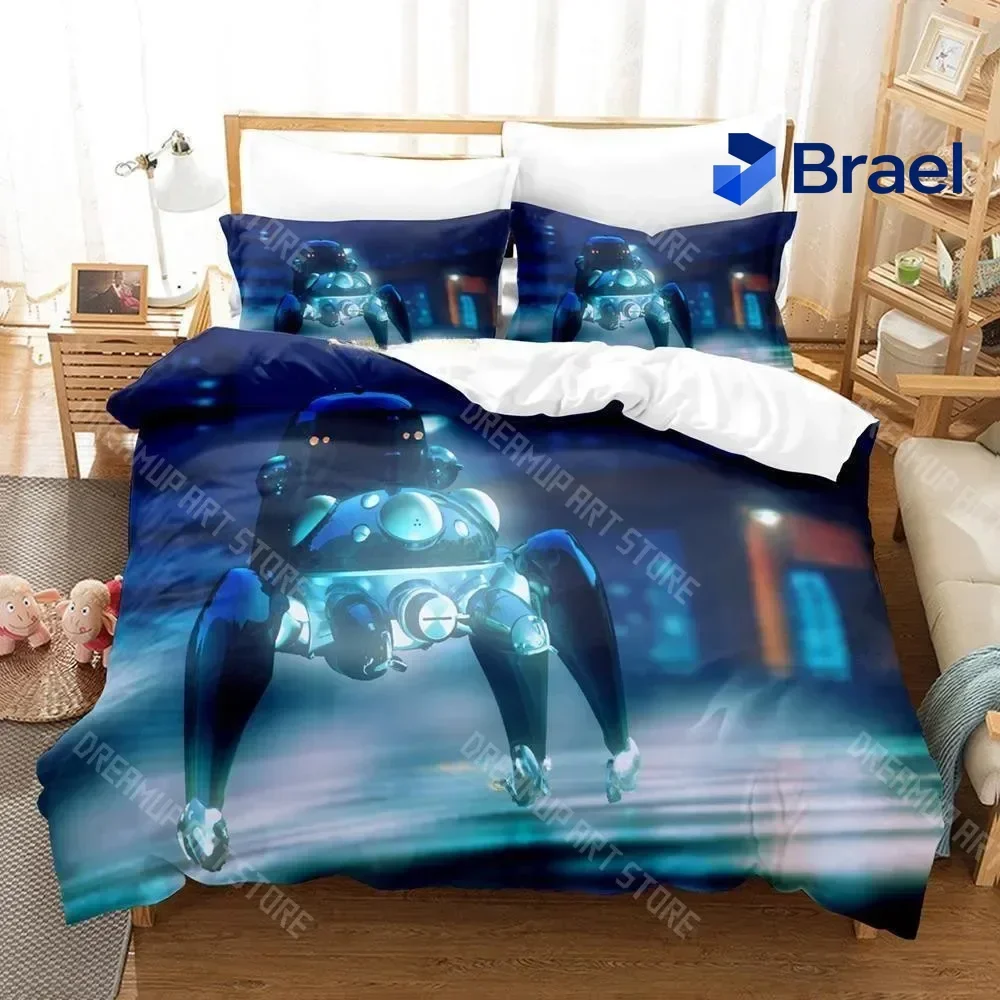 Exquisite 3D Print Ghost In The Shell Bedding Set Single Twin Full Queen King Size Bed Set Adult Kid Bedroom Duvetcover Sets 3D