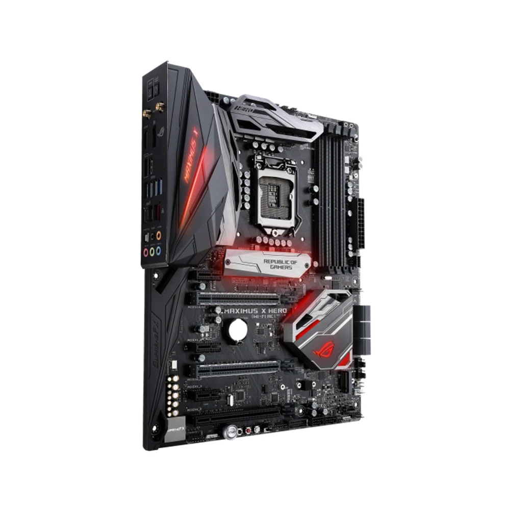 ASUS ROG MAXIMUS X HERO (WI-FI AC) Motherboard Intel Z370 Support i5-9400F i5-9600K i7-9700K CPU DDR4 NVME M.2 LGA1151 Mainboard