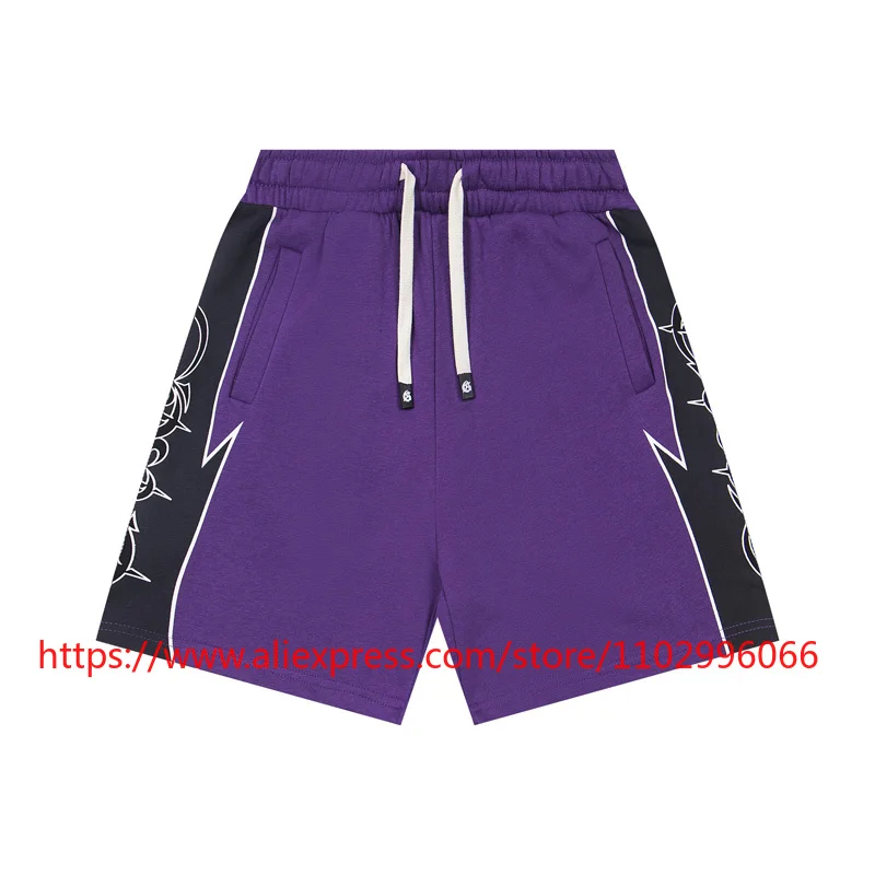 

Man New GOD High Street SPEED Shorts High Quality Multicolored Elastic Waist Drawstring Casual Sports Pants