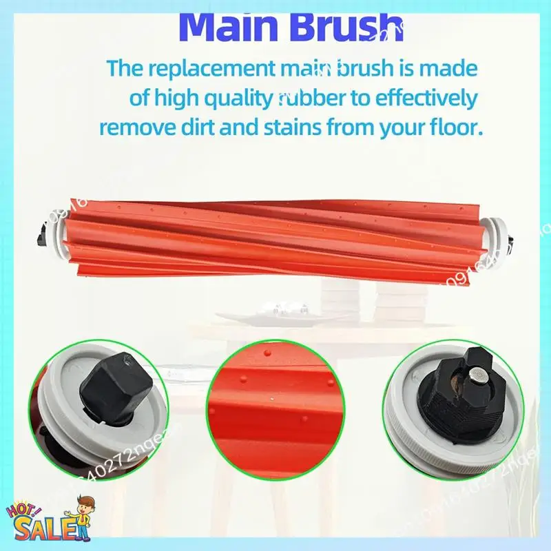 N08R For Roborock Q7/Q7+/Q7 Max+/Q7 Max Plus Robot Vacuum Cleaner Main Side Brush Hepa Filter Mop Cloth Dust Bags Spare Parts